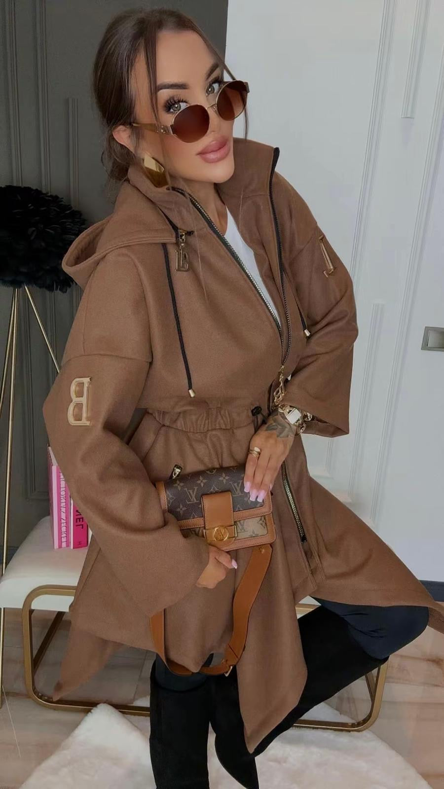 Lola Bianka BROWN kabát