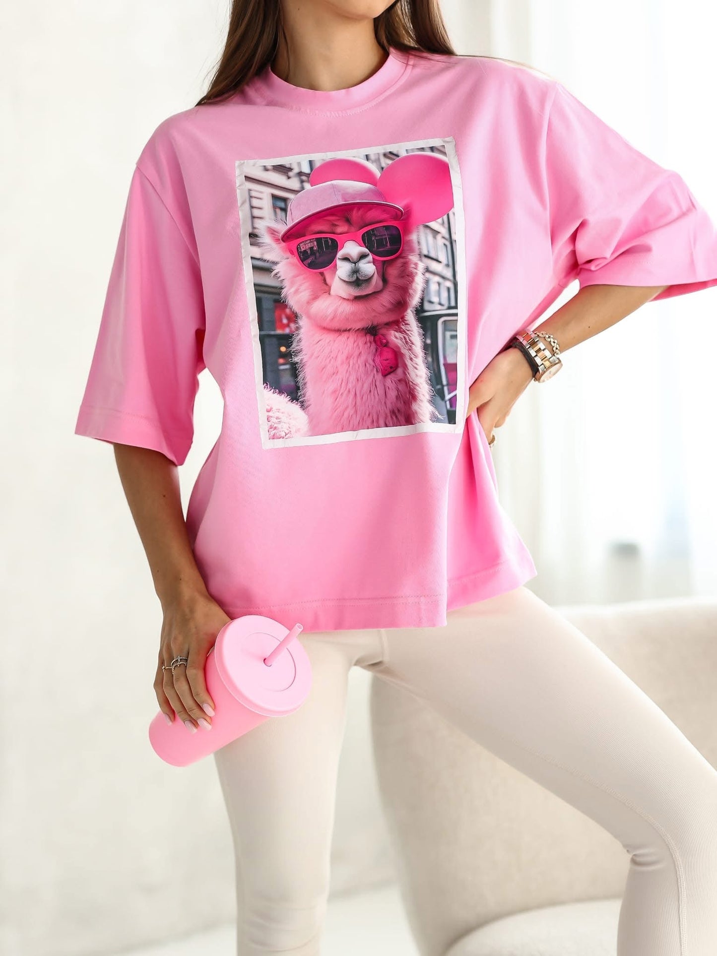 Llama Drama Oversize Póló
