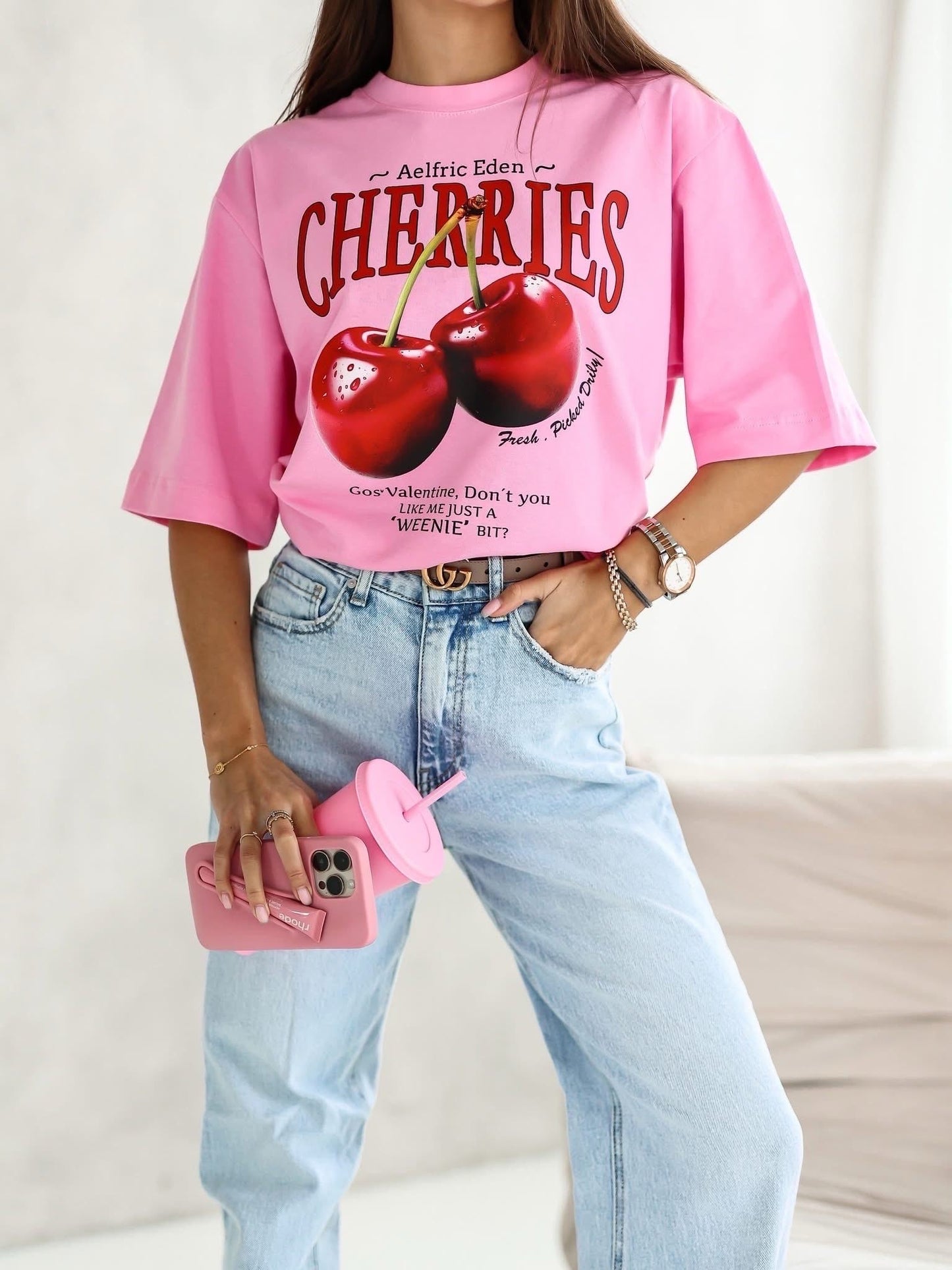 Cherry Pop Oversize Póló