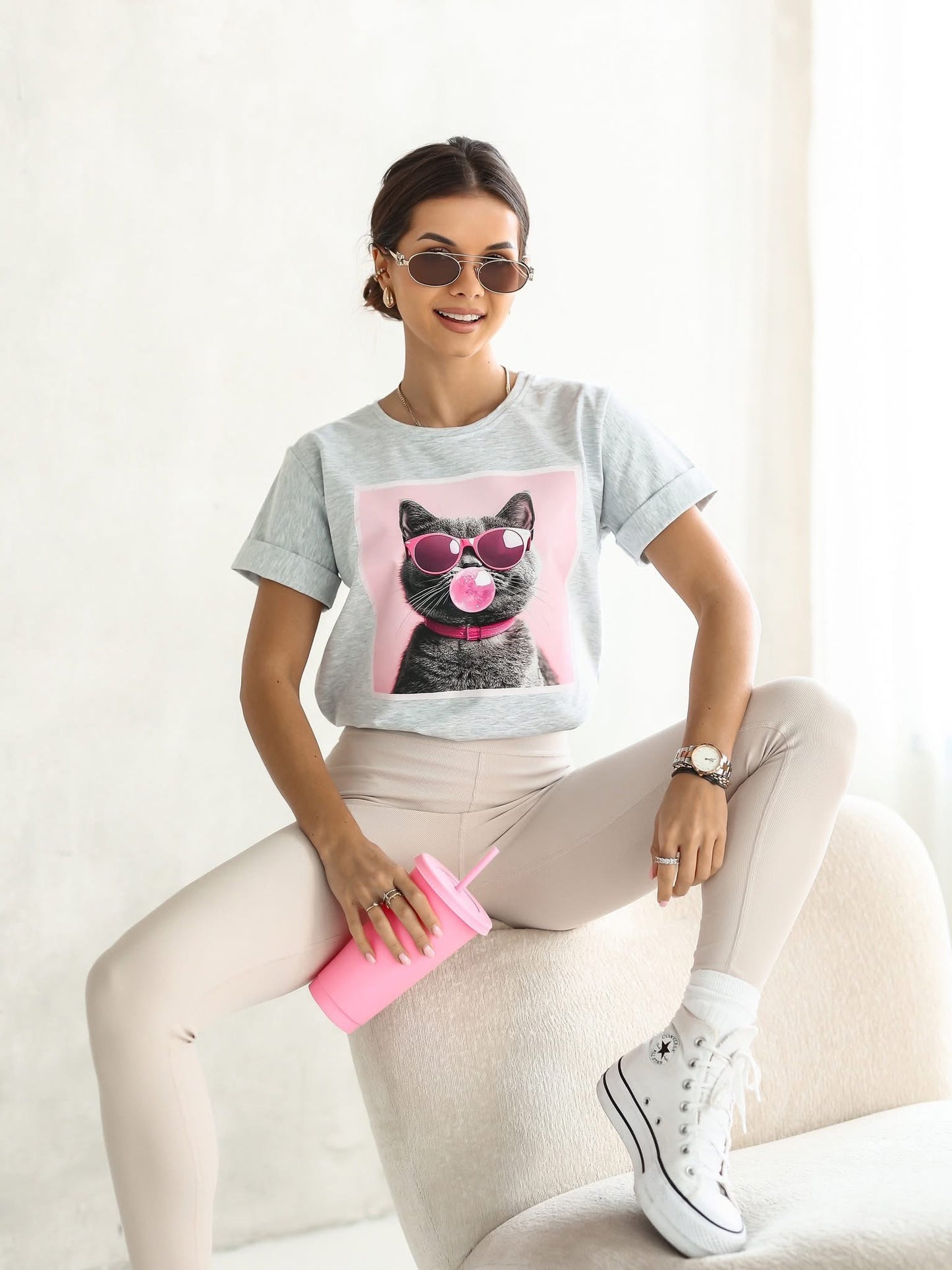 Bubble Cat Póló
