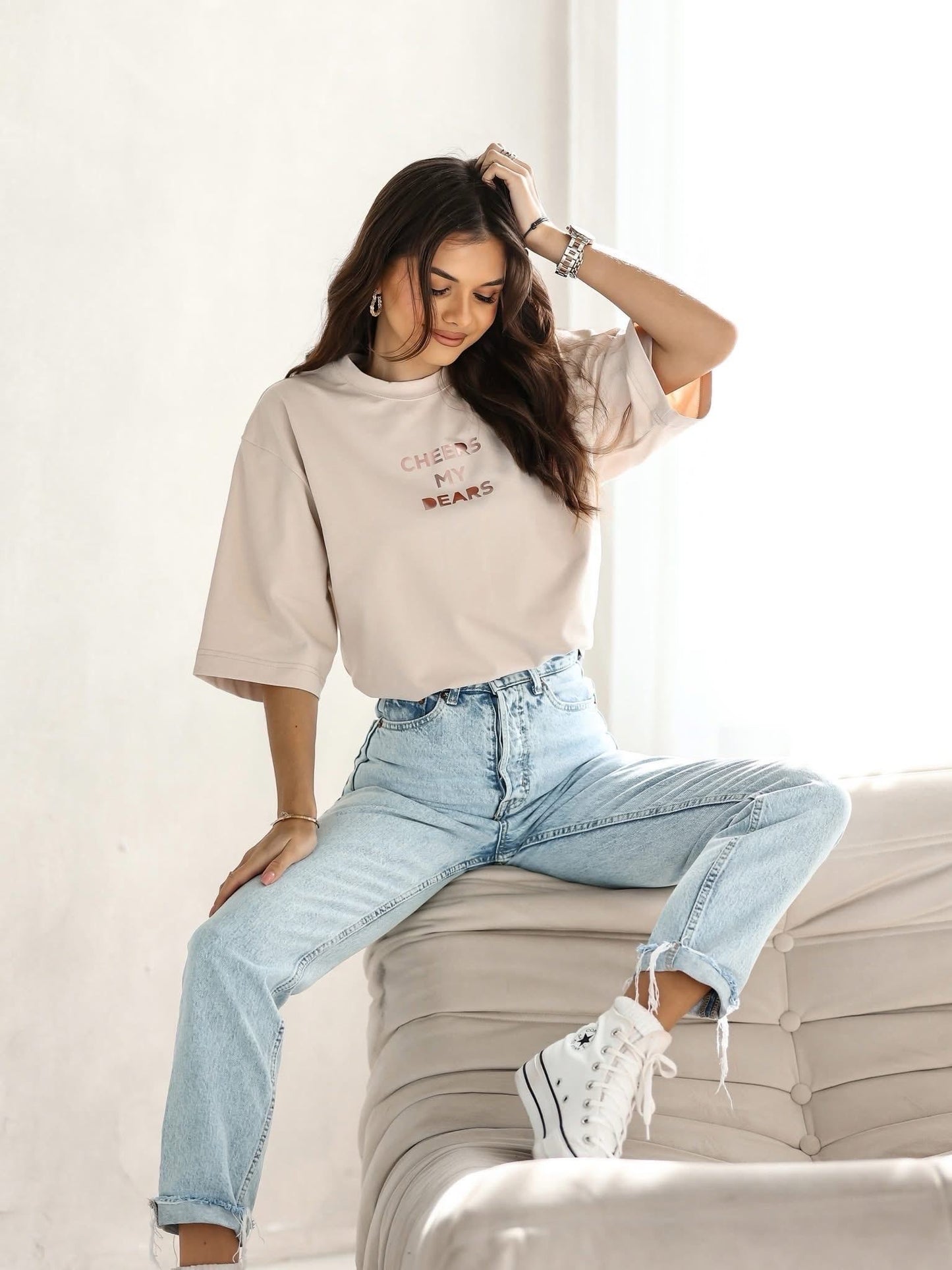 Cheers Tee Oversize Póló