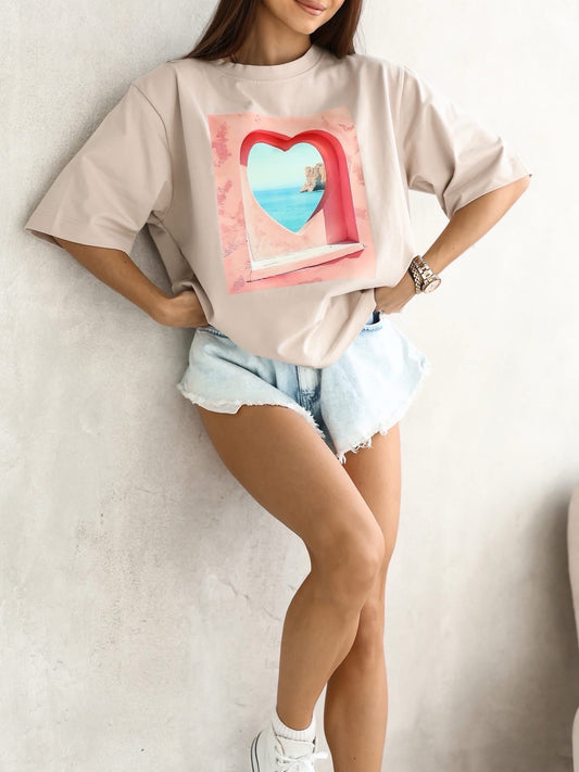 Seaside Love Oversize Póló