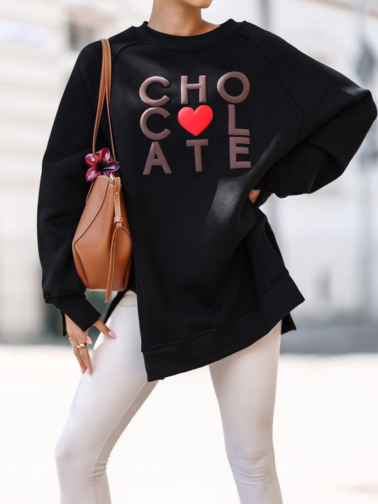 Chocolate Oversize Pulóver