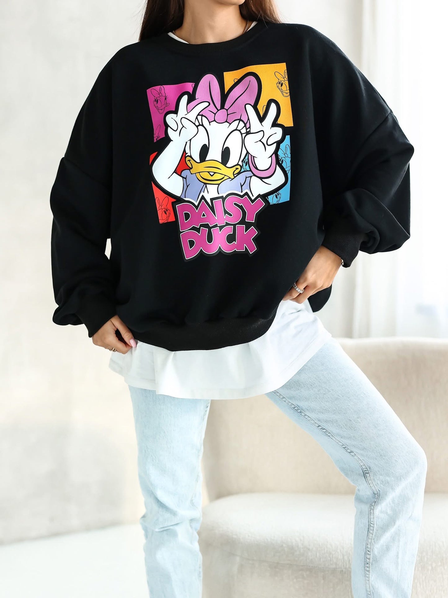 Daisy Duck Oversize Pulóver