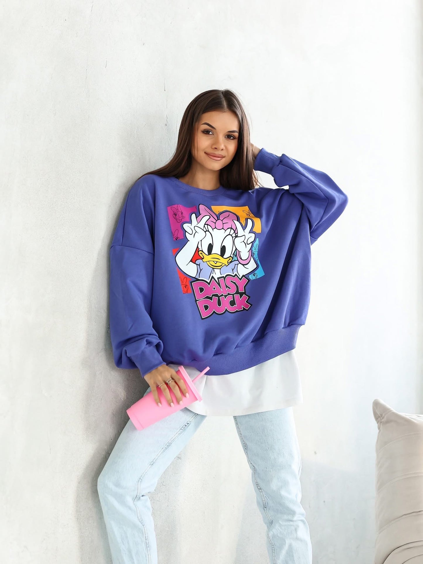 Daisy Duck Oversize Pulóver