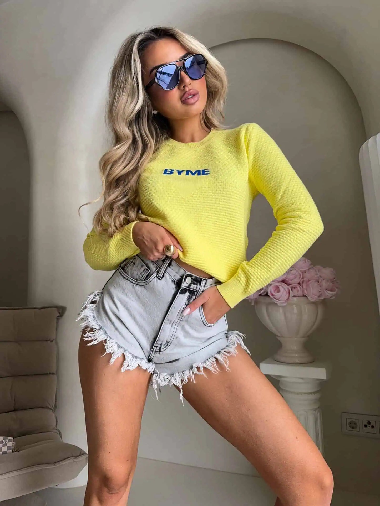 By Me CRISTAL pulcsi