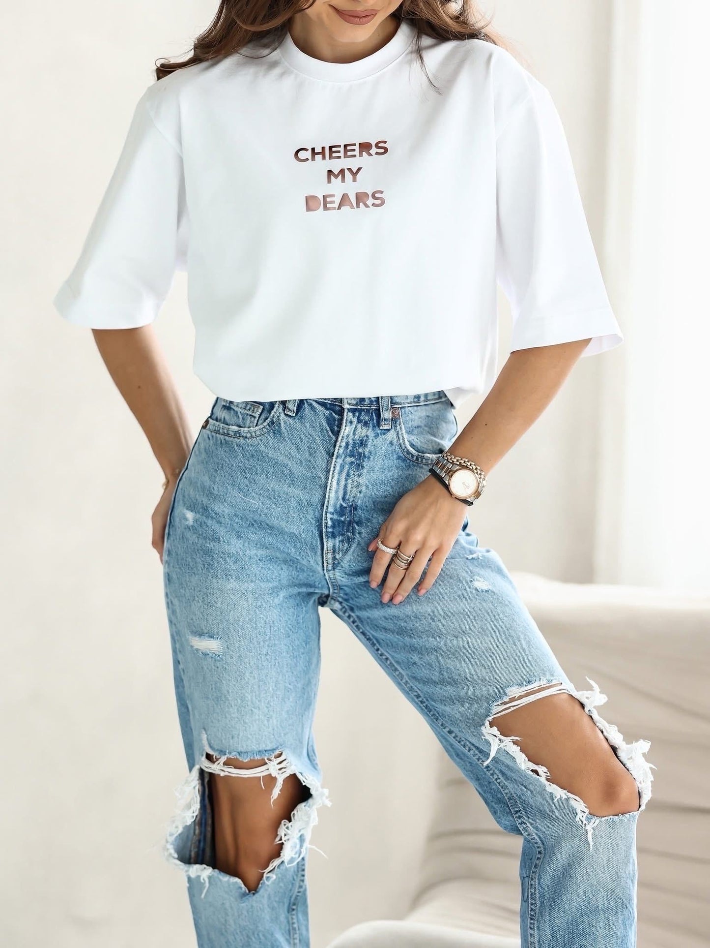 Cheers Tee Oversize Póló